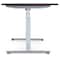 Uncaged Ergonomics Rise Up Dual Motor Electric Standing Desk Frame Legs 26.1-51.6" Gray RUG - alternate 1